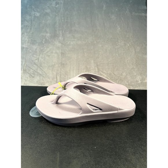 Oofos Oorignal Sandal Thong Flip Flop Men's 12 Mauve Snadals NEW - Picture 3 of 8